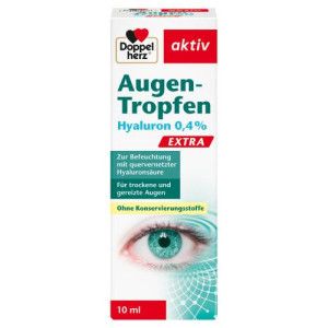 DOPPELHERZ Augen-Tropfen Hyaluron 0,4% Extra